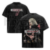 Leon S. Kennedy Inspired Vintage Washed T-Shirt – Double-Sided Gamer Streetwear Tee