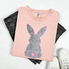 Leopard Print Bunny Easter Jesus Rabbit Holiday Celebration Edition Comfort Colors Tee