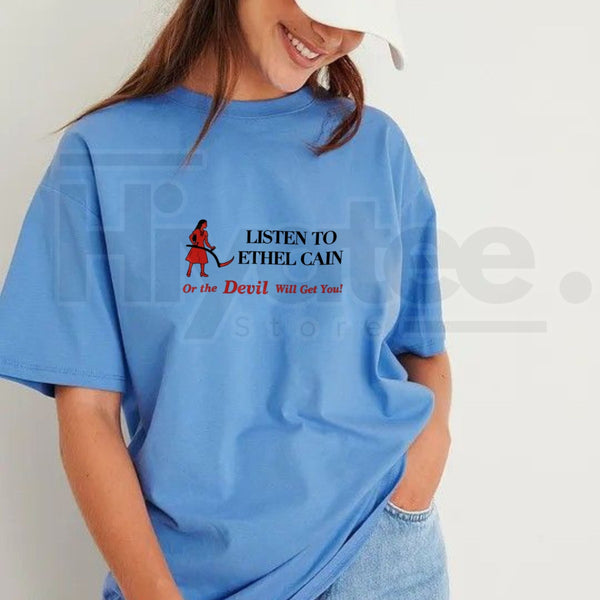 "Listen to Ethel Cain" – Southern Gothic Alt-Pop Aesthetic Top