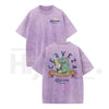 Lizard Beer Graphic Vintage Washed T-Shirt – 230G Heavy Cotton Double-Sided Streetwear Tee