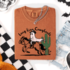 Long Live Cowghouls, Cowgirls Western Halloween Cute Celebration Comfort Colors Tee