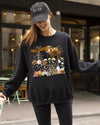 Long Live Halloween Spooky Scene Witch Skeleton Ghost Haunted Classic Graphic Sweatshirt
