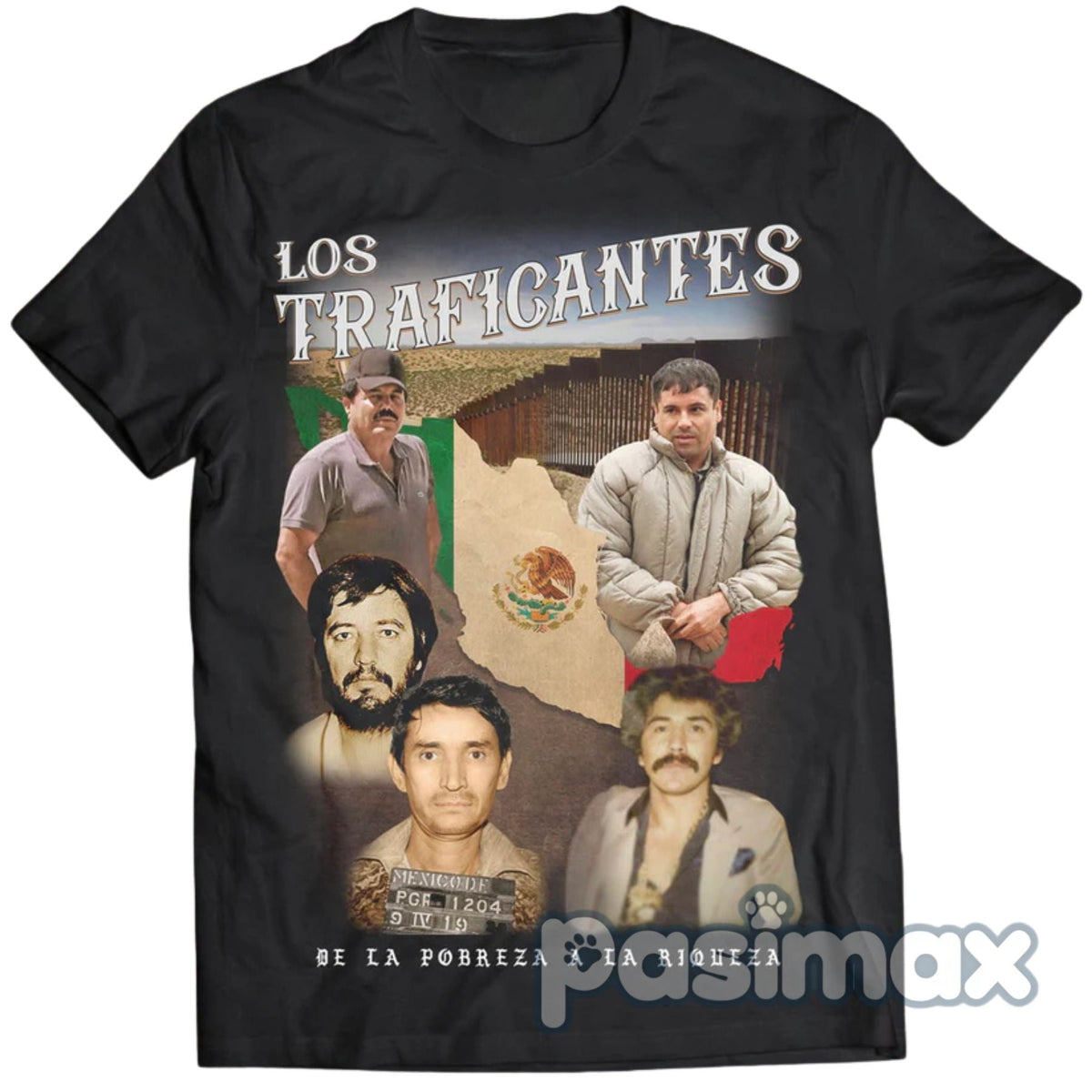 "Los Traficantes" T-Shirt - Edgy Humor Graphic Tee, Bold Statement Apparel