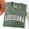 Louisiana Football Game Day Tailgate Party State University College Pride Comfort Colors Tee