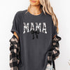 Mama Bow Ribbon Chinoiserie Coquette Varsity Mother's Day Edition Comfort Colors Tee