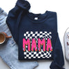 Mama, Checkered, Vibrant, Retro, Vintage Sweatshirt