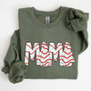 Mama Christmas Cake Santa Winter Snow Varsity Retro Vintage Limited Edition Sweatshirt