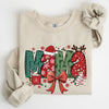 Mama Christmas Fun Reindeer Hot Chocolate Cake Holiday Edition Cozy Festive Sweatshirt