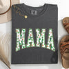 Mama Colorful Shamrocks St Patrick's Day Leprechaun Clover Theme Comfort Colors Tee