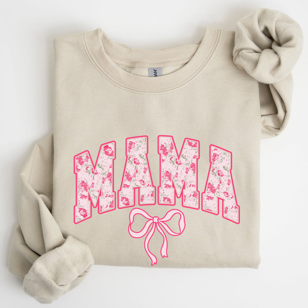 Mama Coquette Pink Bows Trend Girly Soft Girl Era Capsule Edition Line Sweatshirt