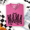 Mama Faux Lace Halloween Coquette Cute Fashion Statement Special Edition Comfort Colors Tee