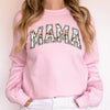 Mama Floral Chinoiserie Coquette Varsity Mother's Day Limited Edition Sweatshirt