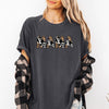 Mama Leopard Cow Print Classic Animal Mother's Day Limited Edition Collection Comfort Colors Tee