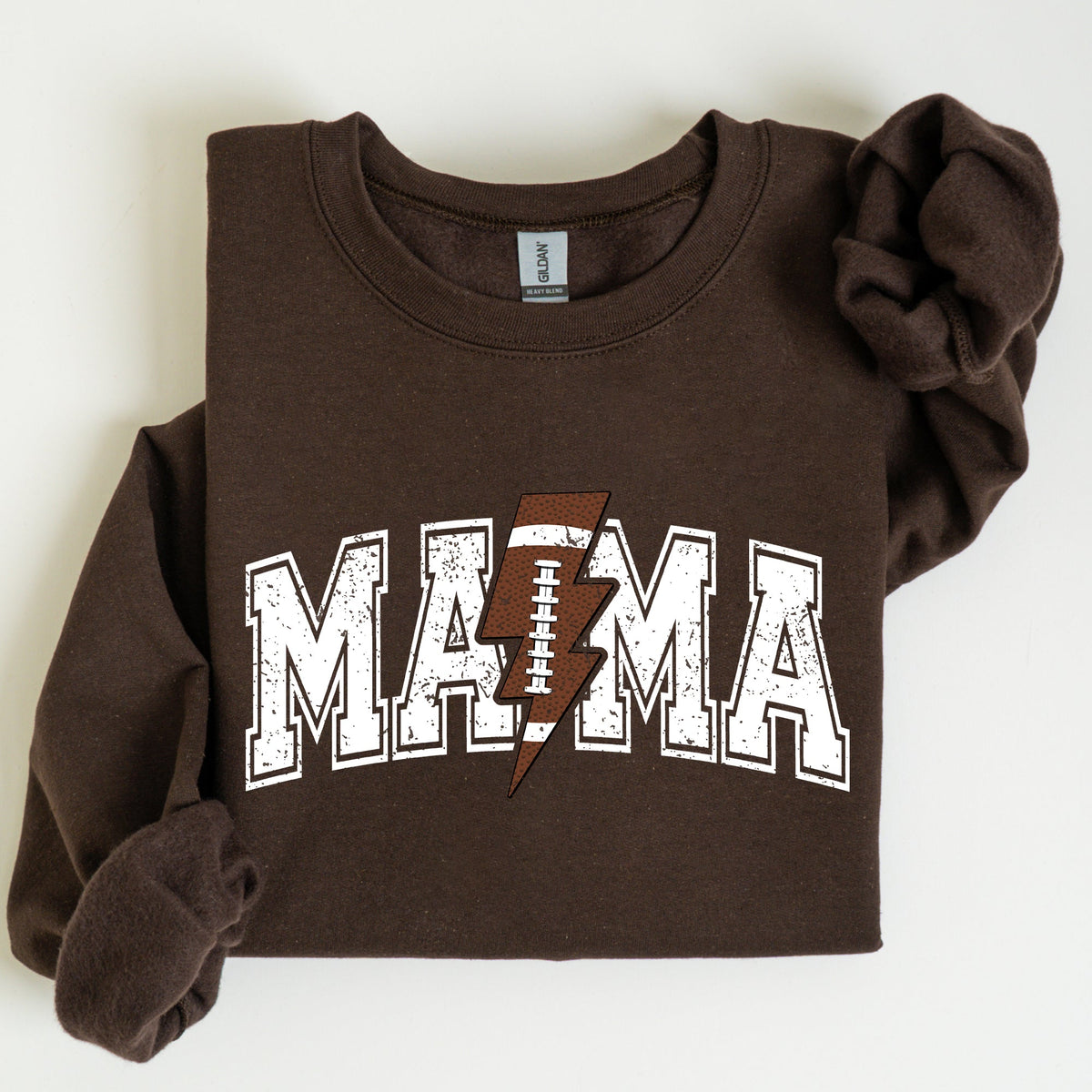Mama Lightning Bolt Football Game Day Tailgate Party Fan Favorite Team Spirit Sweatshirt