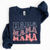 Mama Leopard Heart Mom Mother's Day Gift Cozy Warm Premium Fleece Edition Sweatshirt