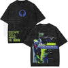 Marathon Gameplay Vintage Washed T-Shirt – Lightweight Cotton Gamer Streetwear Tee