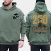 Marines 250th Birthday Hoodie – USMC 250 Year Anniversary Commemorative Pullover, Veteran & Active Duty Gear, Unisex