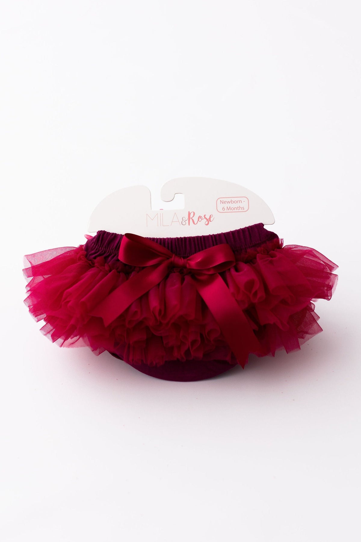 Maroon Ruffle Tutu Bloomer