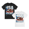 Megan Keller USA Hockey Vintage T-Shirt - Women’s Olympic Hockey Winner Graphic Tee, Premium Heavyweight 100% Cotton Top, Megan Keller Fan Apparel, USA Gold Medal Heritage Shirt, Retro Sportswear Hockey Gift