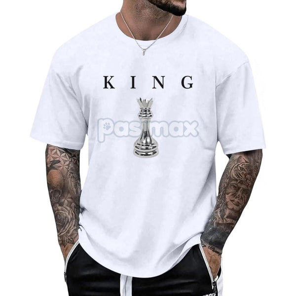 Men's Chess Shirt Graphic Tee - Designer Printed Urban Streetwear T-Shirt
