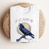 Men's Crow & Raven Graphic Tee - Funny Bird Shirt, Classic Casual T-shirt