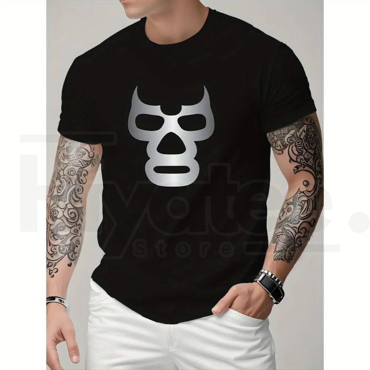 Men's Fully Printed Short-Sleeve T-Shirt – Summer Casual Full Coverage Tee