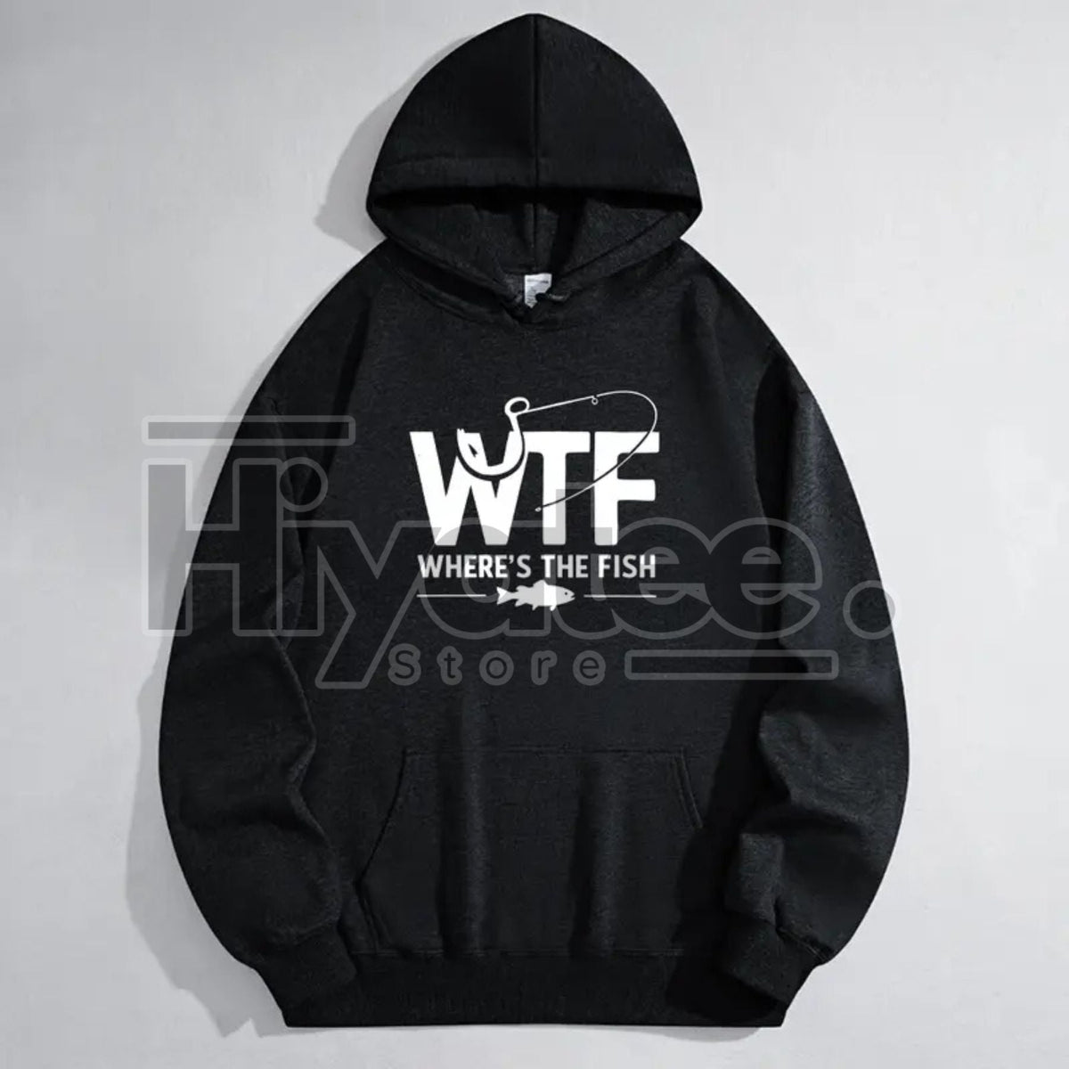 Men's Funny Fishing Graphic Hoodie
