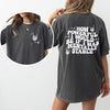 Mentally Stable Funny Skeleton Powerful Quote About Resilience And Dark Humor Comfort Colors Tee