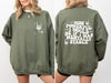 Mentally Stable, Funny Skeleton, Powerful Graphic Statement For Everyday Wear Sweatshirt