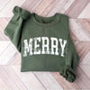 Merry Sweatshirt – Simple Holiday Crewneck Sweater