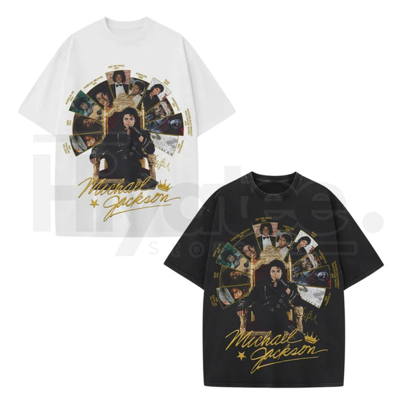 "Michael Jackson Retro" – Vintage King of Pop Unisex Graphic Top
