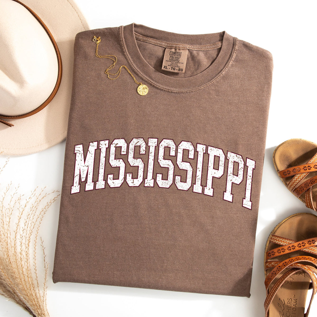 Mississippi State Football Game Day Tailgate Party University Pride Comfort Colors Tee