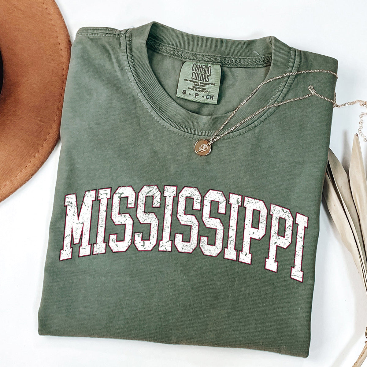 Mississippi State Football Game Day Tailgate Party University Pride Comfort Colors Tee