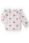 Mistletoe Magic L/S Ruffle Tee
