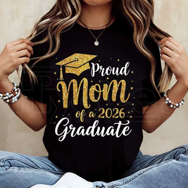 "Mom Of A 2026 Graduate" Graduation Cap – Proud Mother Celebration Crewneck