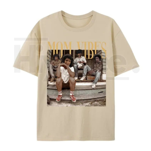 "Mom Vibes" – Vintage 90s Nostalgia Retro Motherhood Graphic Top
