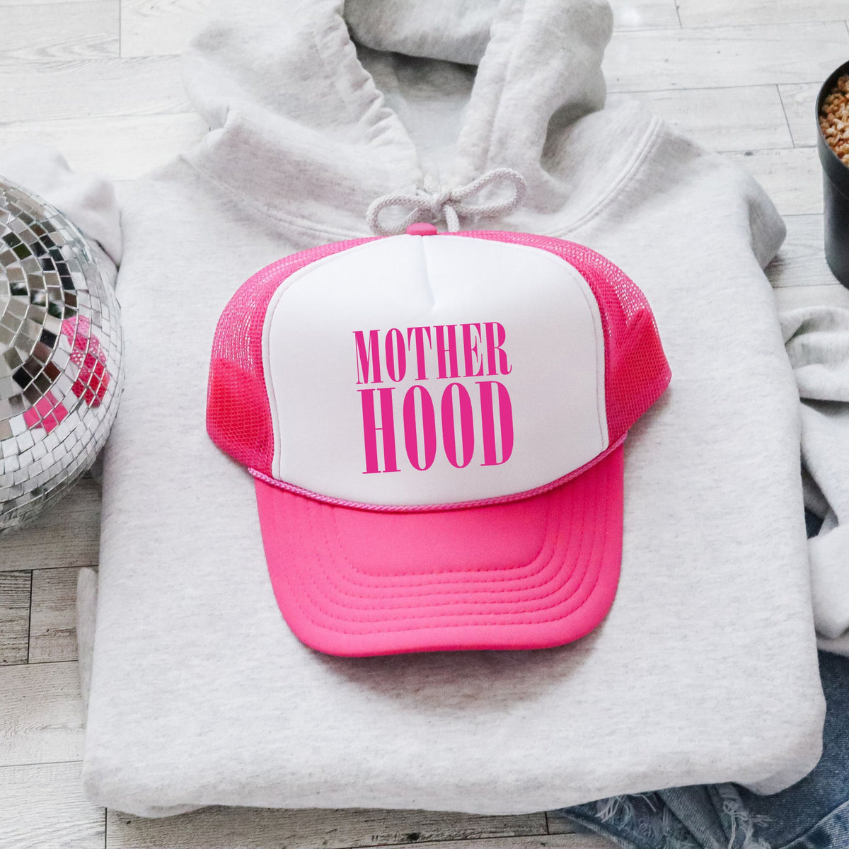 Mother Hood Sassy Bold Statement Making Everyday Vibe With Attitude And Confidence Trucker Hat