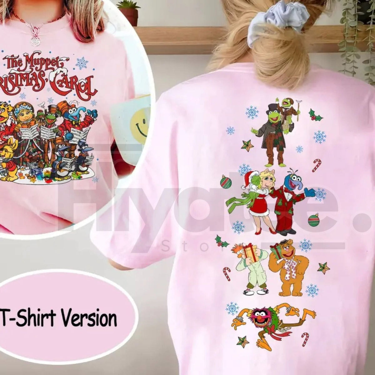 Muppet Christmas T-shirt – Vintage 90s Christmas Carol Movie Merch Tee