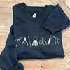Nail Tech Artist Icon Crewneck: Neutral Aesthetic Comfort Pullover for Nail Artists