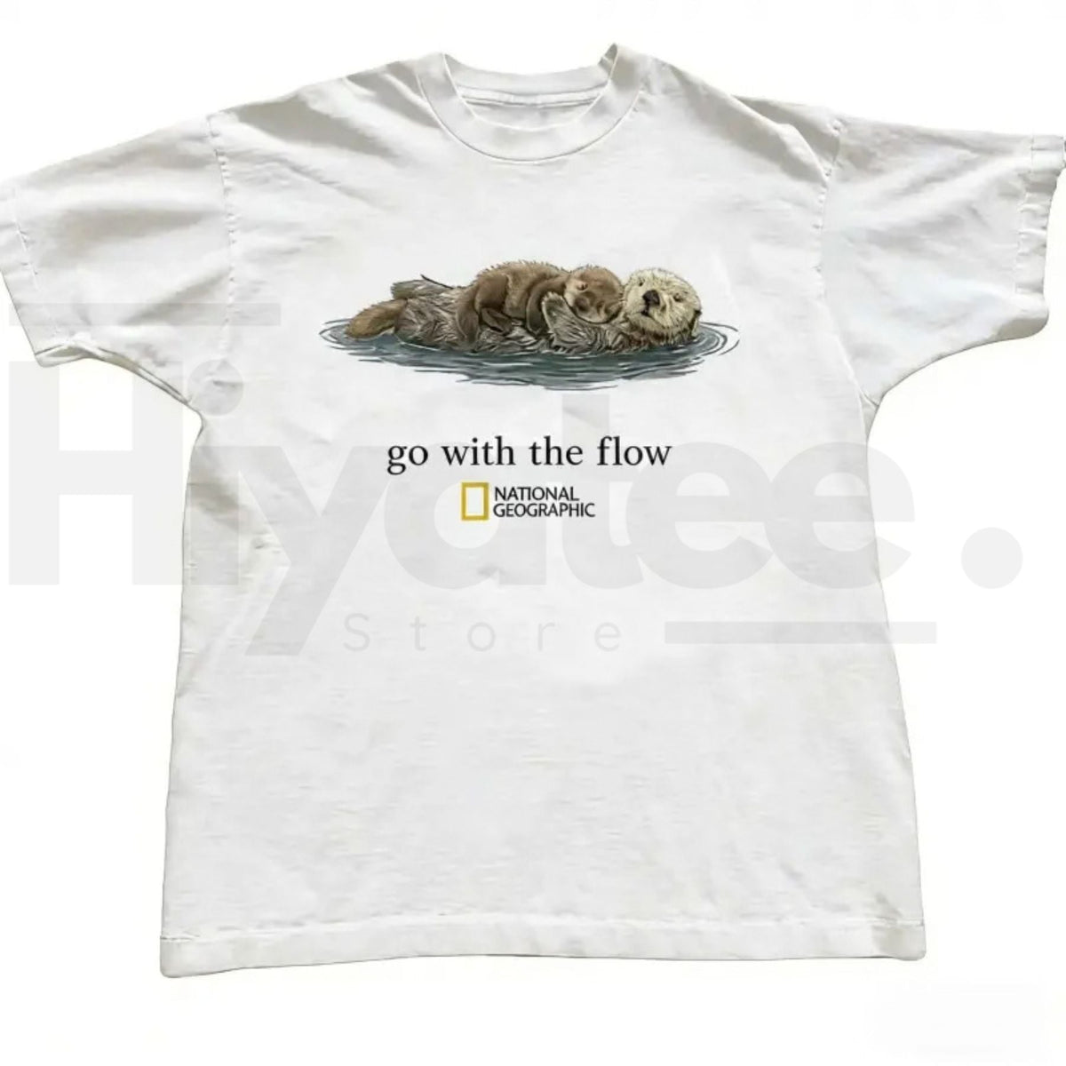 National Geographic "Go With The Flow" Unisex T-Shirt – Nature Explorer Gift Tee