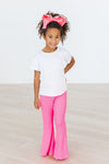 Neon Pink Scrunchy Bells