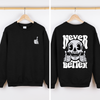 Never Better Skeleton Thumbs Up Vibe Mood Halloween Night Edition Graphic Design Sweatshirt