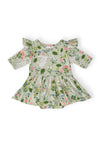 No Bunny Like You 3/4 Sleeve Flutter Twirl Bodysuit