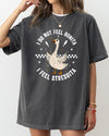 No Bonita Feel Stressita Stress Silly Goose Meme Mental Health Self Care Comfort Colors Tee