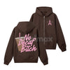 No Decaf Brown Zip-Up Hoodie – Coffee Lover Caffeine Statement, Unisex Pullover