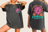 Nobody Likes A Shady Beach Skeleton Hot Girl Summer Palm Tree Comfort Colors Tee