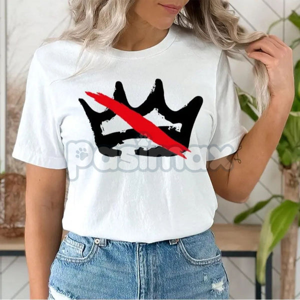 "Nope Kings Tee" - American Revolution Style Statement Shirt, Vintage Crown Graphic, Anti-Tyranny Apparel