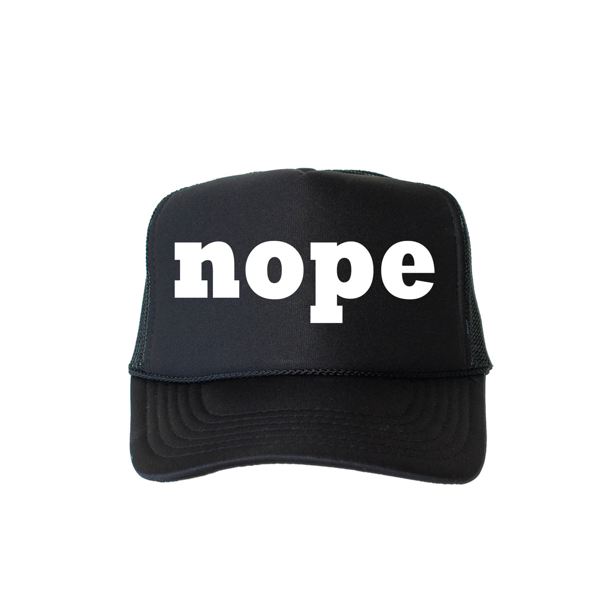 Nope Sassy Funny Attitude No Filter Always Authentic Bold Expression For Real Crew Trucker Hat