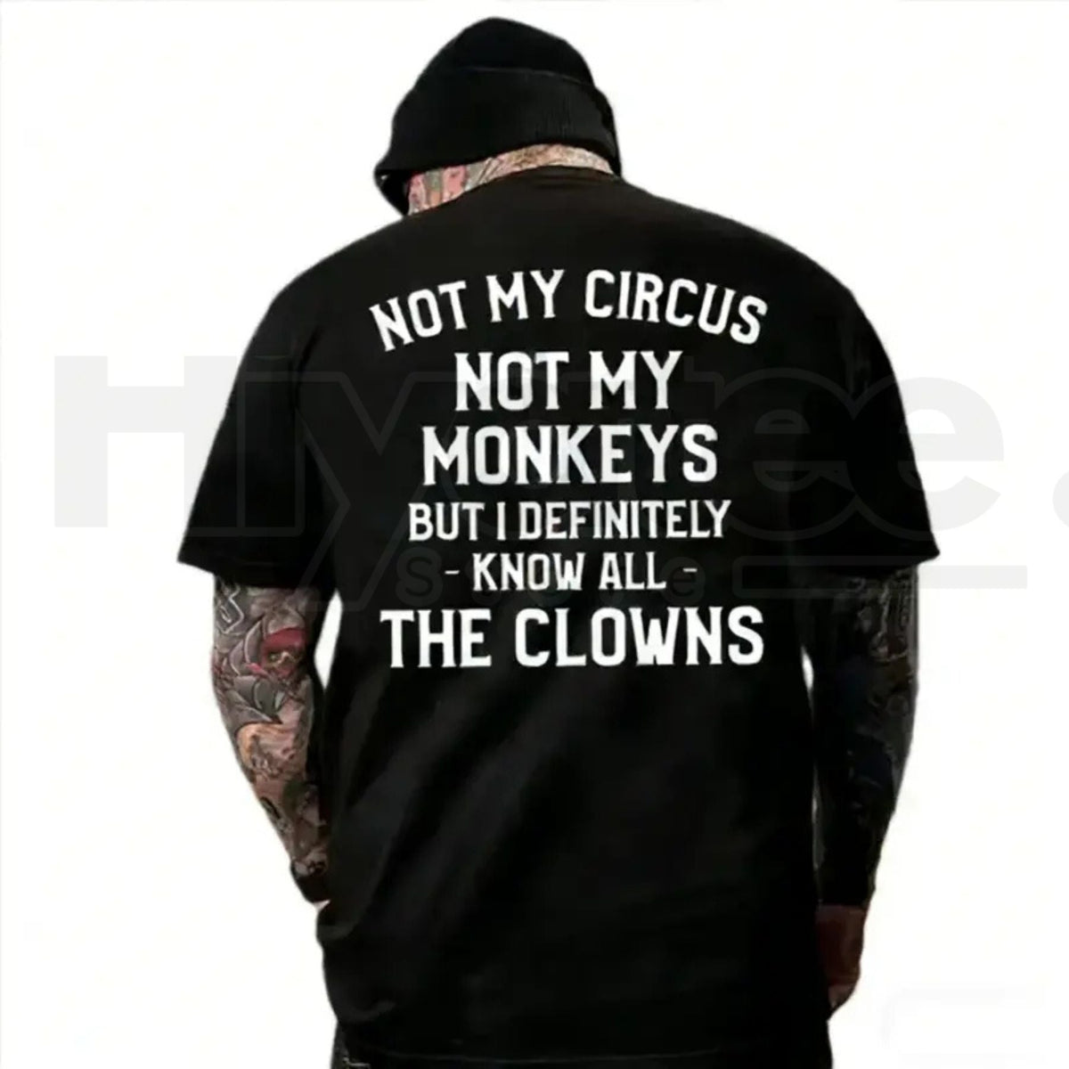 "Not My Circus, Not My Monkeys" T-Shirt – Funny Sarcastic Introvert Graphic Tee