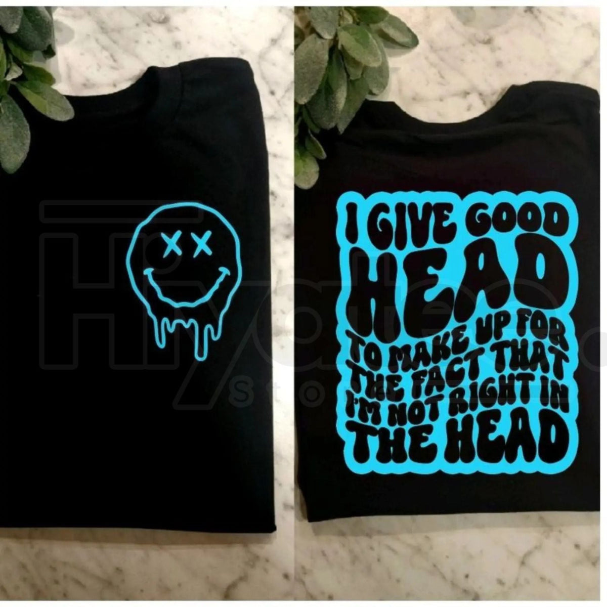 "Not Right In The Head" Funny Graphic Tee – Retro Wavy Sarcasm T-Shirt